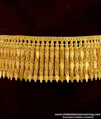 NLC120 - Kerala Gold Inspired Elakkathali Choker Necklace Bridal Jewelry Online