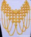 NLC1205 - Latest Arabic Gold Necklace Designs Bridal Arabic Jewellery 