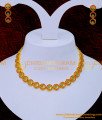 NLC1207 - Best Quality Ruby Emerald Stone White Stone Necklace Set 
