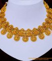 NLC1212 - Lakshmi Necklace with Jhumkas Antique Jewellery Set for Marriage