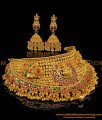 NLC1216 - Beautiful Gold Design Antique Choker Necklace for Wedding