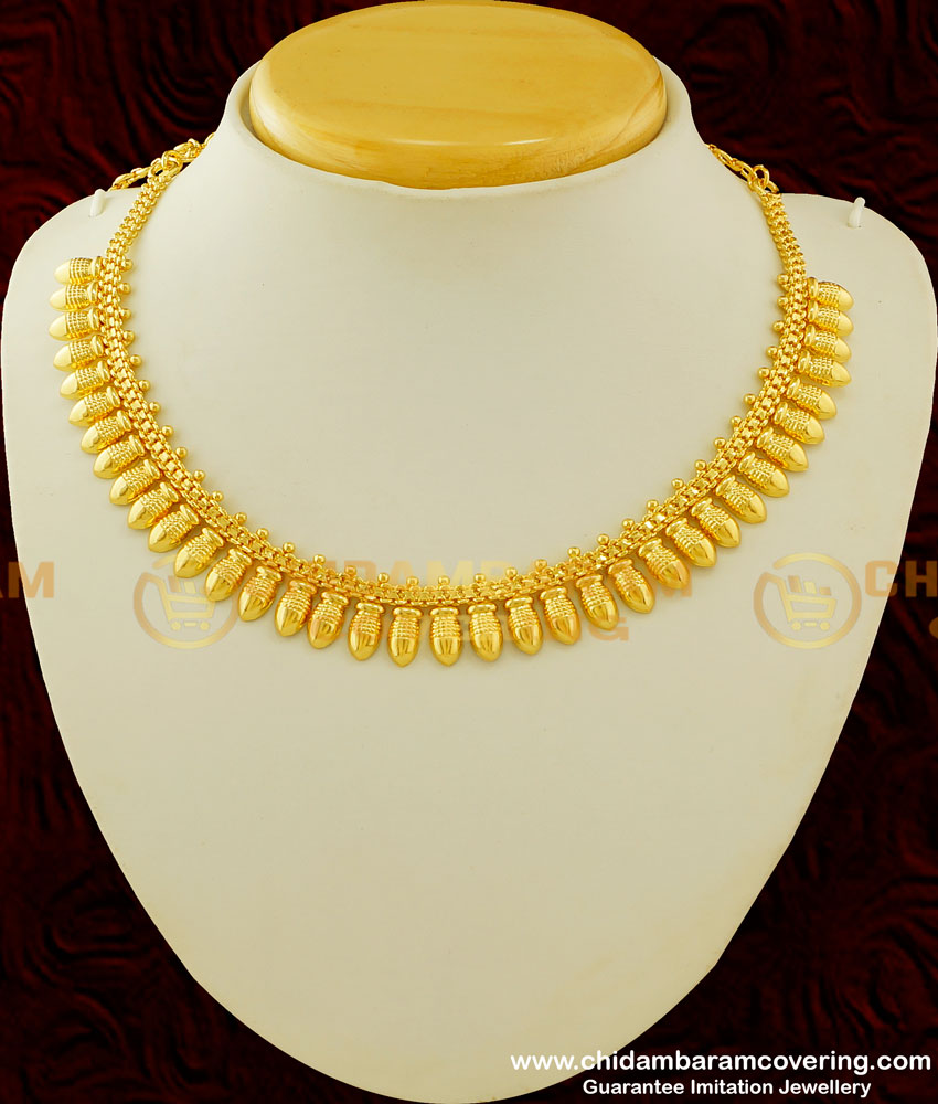 NLC263 - Simple Light Weight Necklace Design Guarantee Necklace Online