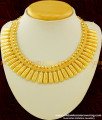 NLC270 - One Gram Gold Kerala Jewellery Light Weight Gold Necklace Design Online