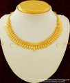 NLC275 - Buy Traditional Kerala Leaf Design Plain Necklace Online Collections