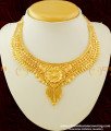 NLC284 - Latest Gold Design Necklace Micro Gold Plated Jewellery Online