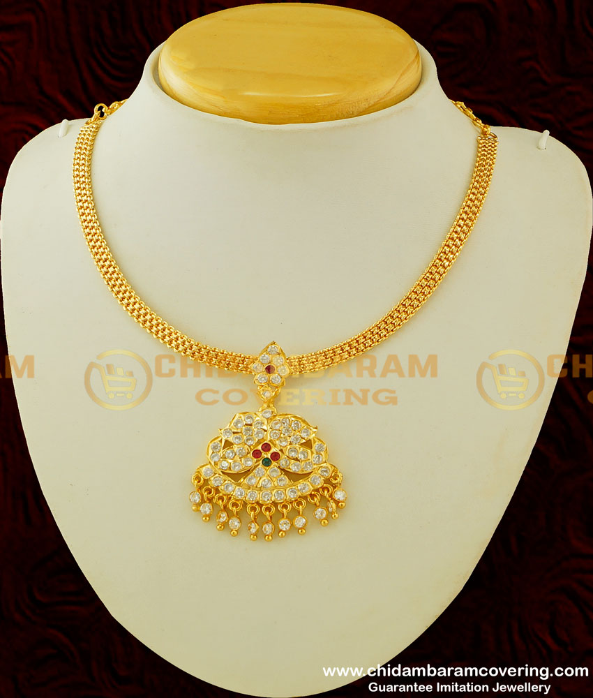 NLC288 - Buy Traditional Impon Attigai Handmade South Indian Jewellery Collections Online