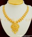 NLC369 - Unique Gold Plated Sangu Design Necklace Buy Imitation Jewellery 