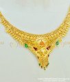 NLC378 - Buy Gold Forming Jewellery Bombay Necklace Design with Earring Artificial Jewellery