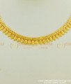 NLC391 - Kerala Traditional Jewellery Simple Light Weight Single Line Short Necklace for Women