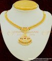 NLC403 - New Model Gati Metal Lakshmi Dollar Stone Impon Attigai Bridal Impon Necklace 