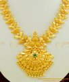 NLC416 - Elegant Modern Gold Necklace Design Single Emerald Stone Pendant Designer Necklace 