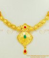NLC433 - Modern Indian Fashion Gold Plated Forming Necklace With Earring Imitation Jewellery 