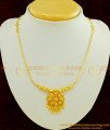 NLC443 - Marriage Bridal Gold Necklace Design Light Weight Short Necklace Online 