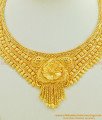 NLC446 - Traditional Design One Gram Gold Plated Necklace Design Buy Online