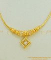 NLC484 - Latest Collection First Quality American Diamond Simple Roll Chain Necklace Online