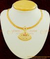 NLC487 - South Indian Style Impon Attigai Necklace One Gram Gold Five Metal Jewellery Online