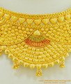 NLC493 - Latest Real Gold Choker Design Gold Plated Enamel Bombay Choker Necklace for Wedding