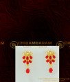NLC524 - New Arrival Chidambaram Covering Light Weight Ruby Gold Necklace Design with Cute Earring Set for Ladies  