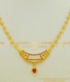 NLC533 - Elegant First Quality American Diamond Party Were Simple Necklace Design Buy Online