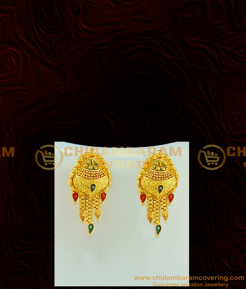 NLC553 - Buy Gold Forming Jewellery Simple Necklace Design with Earring Artificial Jewellery