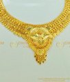 NLC557 - Traditional Gold Necklace Design First Quality Jewellery Enamel Forming Gold Necklace with Earring Combo Set 