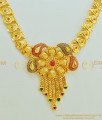 NLC571 - Latest Mango Design Party Wear Gold Forming Necklace Set Imitation Jewellery Online