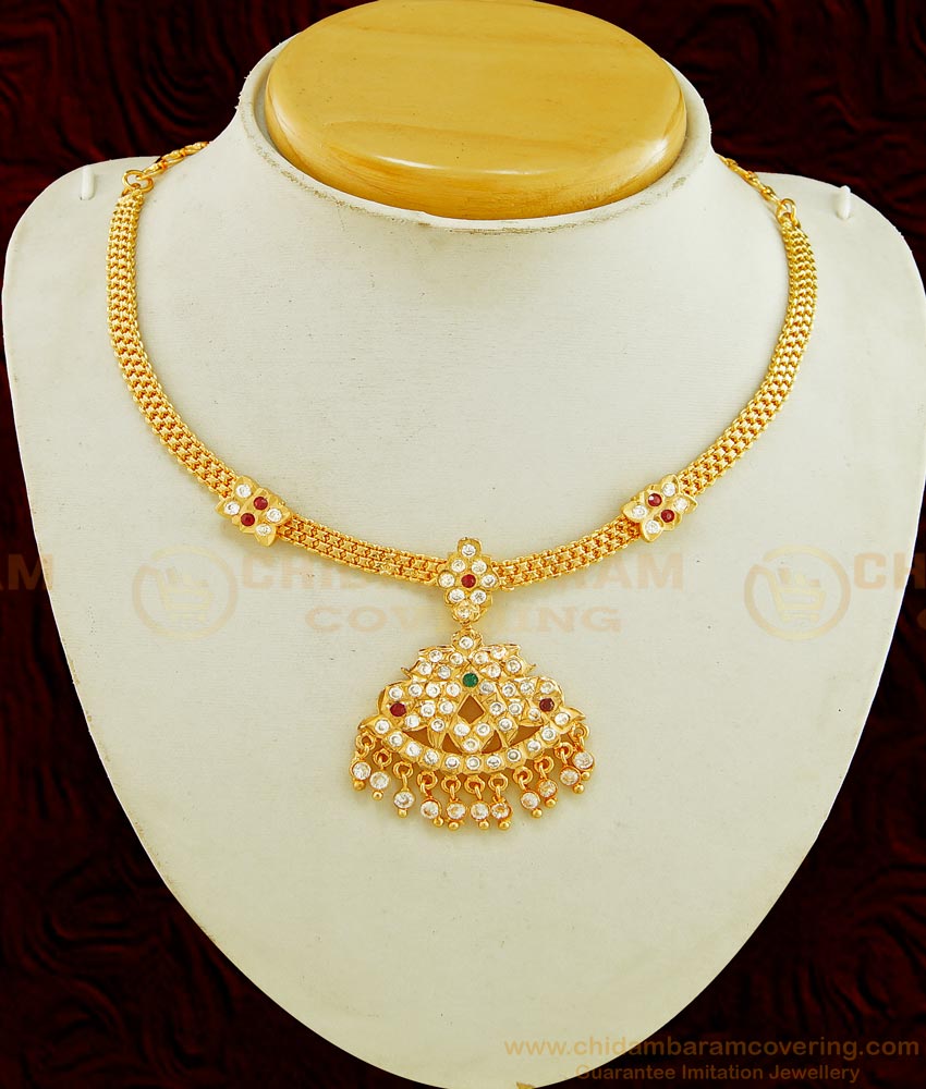 NLC601 - South Indian Traditional Gold Design Impon Attigai Buy Guaranteed Jewellery