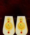 NLC608 - Indian Bridal Ruby Emerald Forming Gold Necklace with Earring Imitation Jewellery