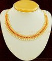 NLC621 - Latest Collection 1 Gram Gold Ruby Stone Original Pearl Necklace for Lehenga 