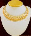 NLC635 - Bridal Wear First Quality Impon Stone Bridal Choker Necklace Collections Buy Online