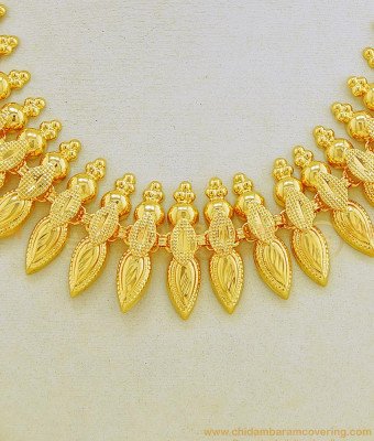 NLC650 - Gold Inspired Latest Light Weight Kerala Necklace Bridal Jewelry for Wedding