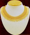 NLC651 - Beautiful Kerala Jewellery Real Gold Design Golden Beads Mango Necklace for Bride