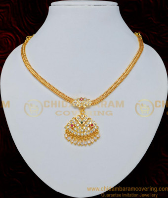 NLC679 - South Indian Impon Attigai necklace Design Buy Online