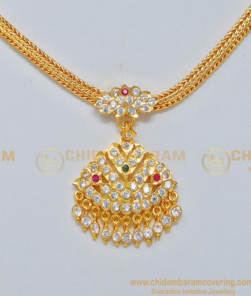 NLC679 - South Indian Impon Attigai necklace Design Buy Online