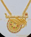 NLC696 - New Model Ad Stone Designer Big Pendant Necklace Buy Online 