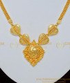 NLC706 - Kerala Light Weight Daily Wear Heart Design Plane Necklace for Women