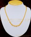 NLC714 - One Gram Gold Plated Simple Look Gold Beads Necklace Necklace for Women 