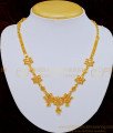 NLC724 - Kerala Light Weight Party Wear Single Flower Design Necklace for Women