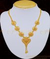 NLC725 - Latest Party Wear One Gram Gold Light Weight Necklace for Girls 