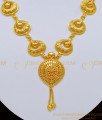 NLC727 - Unique Peacock Feather Design Necklace Light Weight Necklace Buy Online   