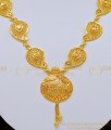 NLC728 - Beautiful Mango Design Party Wear Pure Gold Plated Necklace Collections Online    
