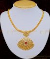 NLC735 - Latest Collection Beautiful Ad Stone Five Metal Impon Designer Necklace for Women 