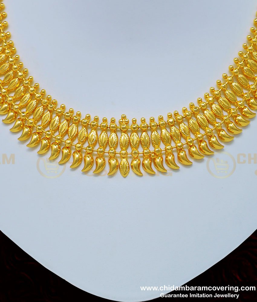 NLC776 - Marriage Bridal Gold Necklace Design Kerala Necklace Buy Online