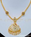 NLC793 - Impon Swan Design Dollar Getti Metal Attigai Design Side Mugappu Attigai Buy Online