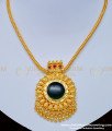 NLC814 - Buy Kerala Style Pink Stone Simple Dollar Green Palakka Necklace Artificial Jewellery
