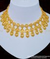NLC821 - Elegant Marriage Arabic Gold Choker Necklace Set First Quality Imitation Jewellery Online