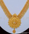 NLC855 - Wedding Gold Necklace Design White Stone Mulla Arumbu Necklace for Women 
