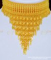 NLC861 - Kerala Style Gold Design Shiny Hanging Net Elakkathali Necklace 1 Gram Gold Bridal Jewelry