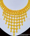 NLC863 - Buy Kerala Bridal Jewellery Gold Inspired One Gram Gold Choker Necklace Online