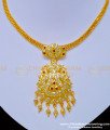 NLC884 - South Indian Gold Plated Guaranteed Impon Attigai Necklace Online 